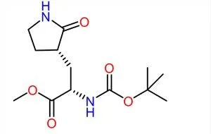 متیل (S)-2-(Boc-amino)-3-[(S)-2-oxo-3-pyrrolidinyl]propanoate CAS:328086-60-8